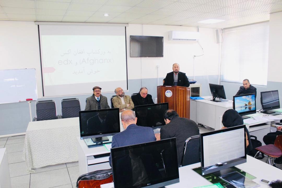 اشتراک معاون امور علمی و هشت تن از استادان دانشگاه بلخ در ورکشاپ سه روزه آموزش برنامه های ایدکس (Edx) و افغان ایکس (Afgan x).